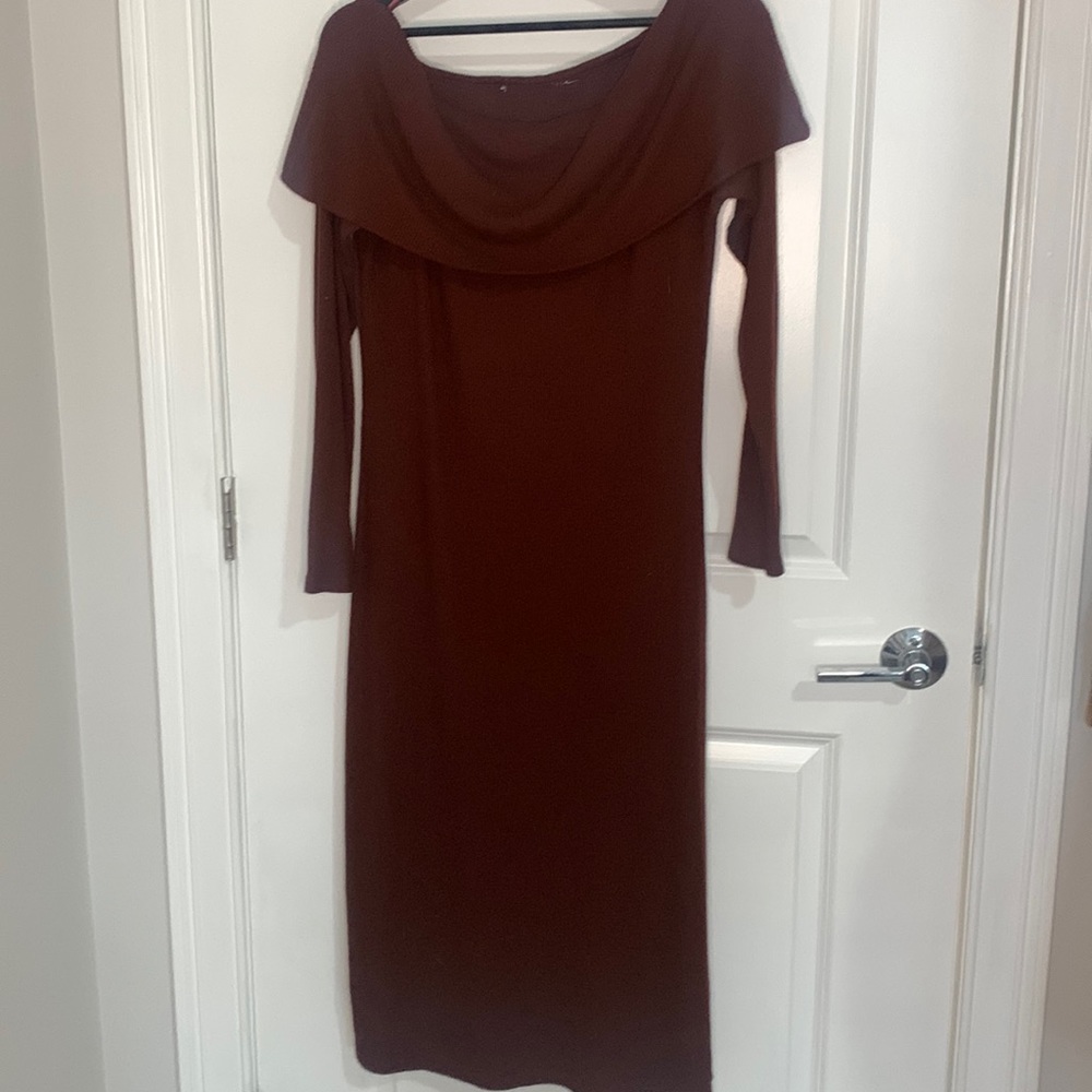 Off the shoulder midi dress